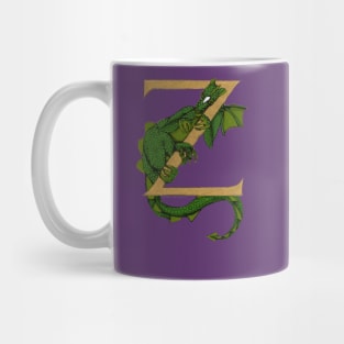 Green Dragon Letter Z 2023 Mug